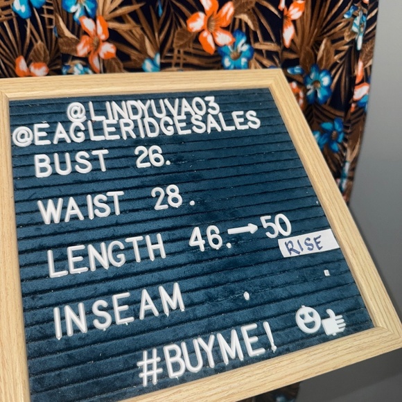 EUC Lands' End High Low Hawaiian Midi V Neck Dress Size 1X - Picture 6 of 7